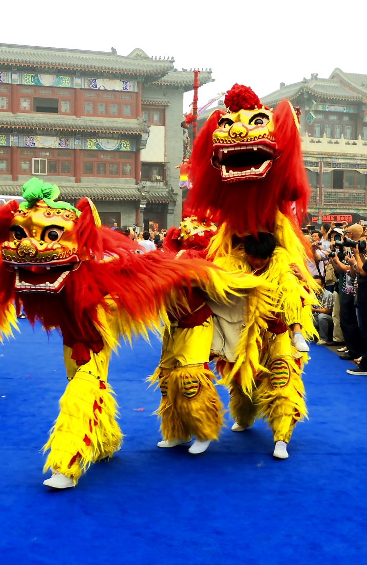 成都开业庆典 ​舞狮的传统意义