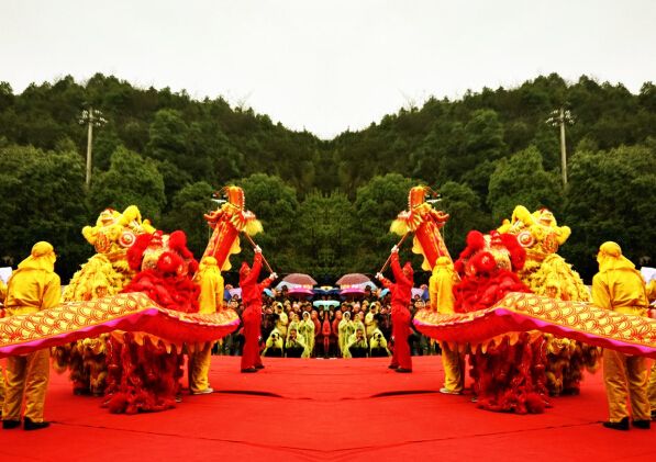 自贡开业庆典舞狮团队 ​醒狮的颜色和代表意义